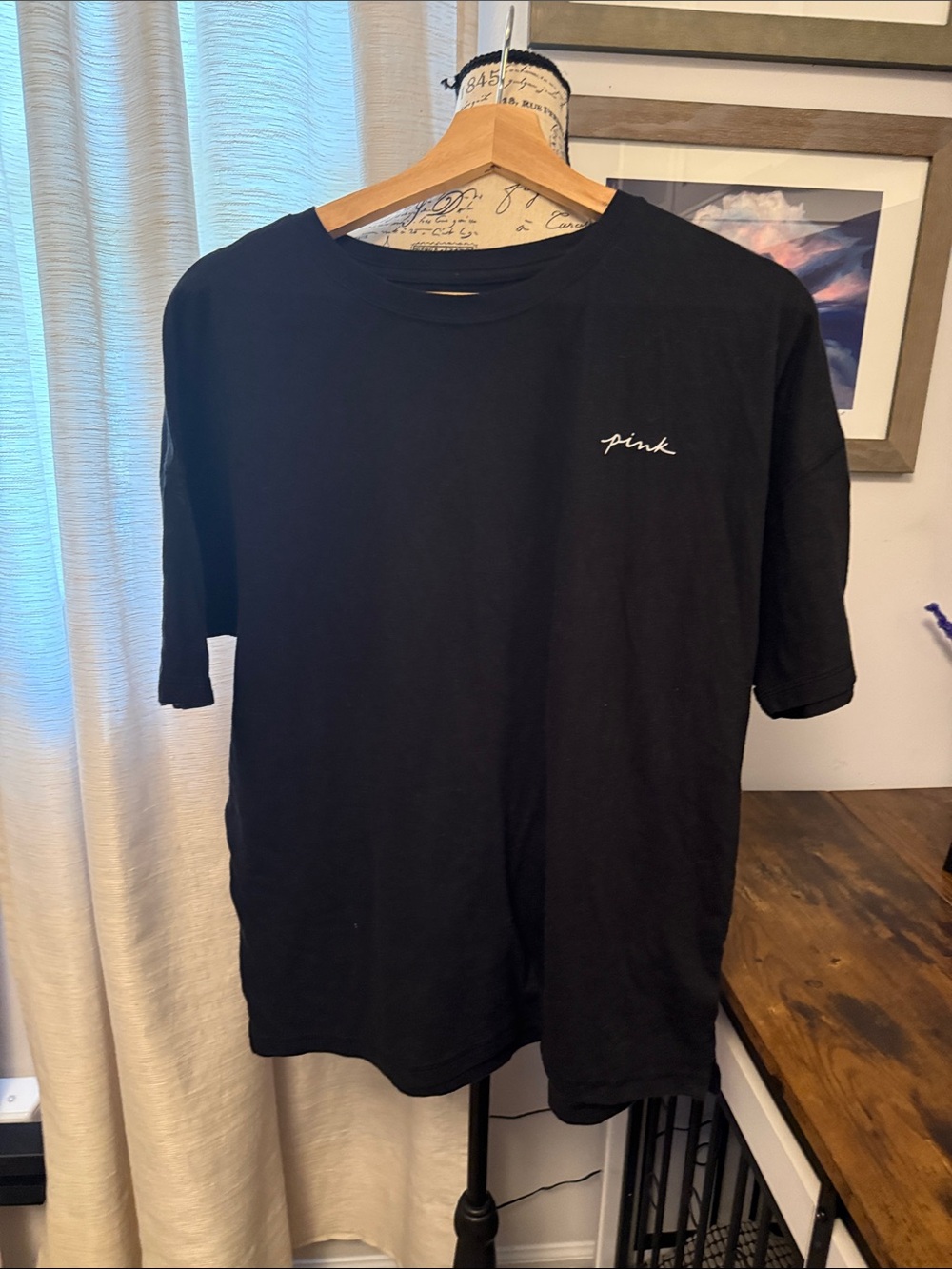 Victoria’s Secret Crewneck T-Shirt with 'pink' Script